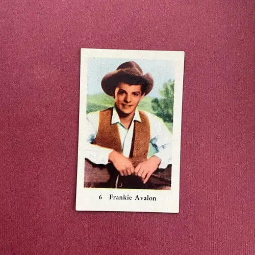 Frankie Avalon — 1962 Nummer till vänster, nya #6