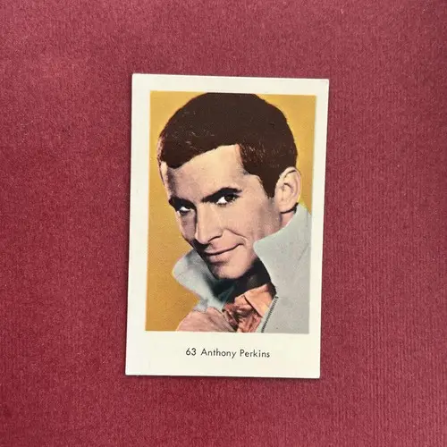 Anthony Perkins — 1964 Mycket små nummer till vänster - mjukare papp #63