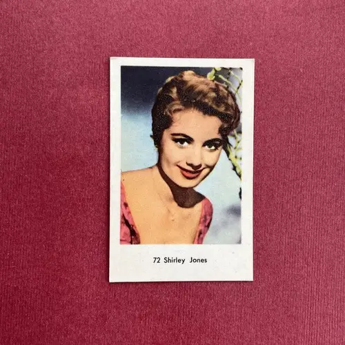 Shirley Jones — 1964 Små nummer till vänster, tjockare papp #72