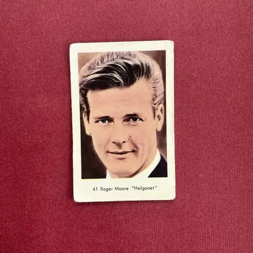 Roger Moore — 1964 Mycket små nummer till vänster - mjukare papp #41