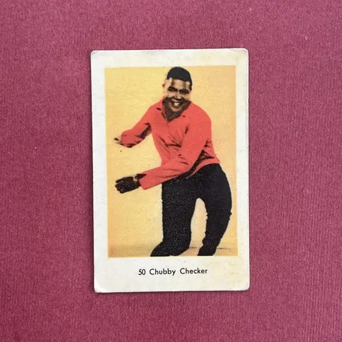 Chubby Checker — 1964 Små nummer till vänster, tjockare papp #50