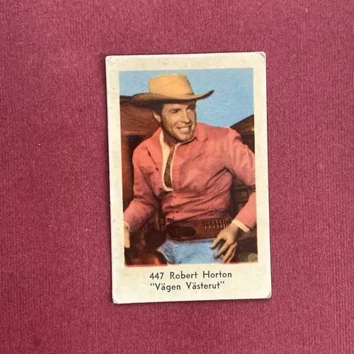 Robert Horton — 1963 Mindre nummer till vänster, nya #447