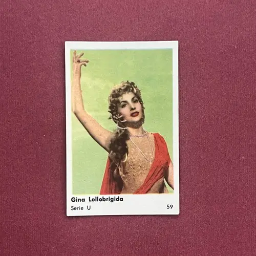 Gina Lollobrigida — 1958 Serie U #59