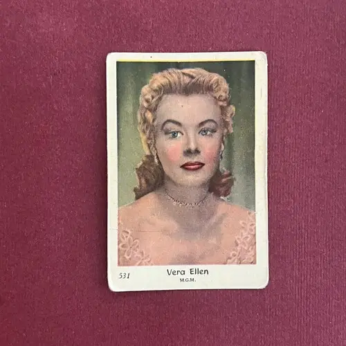 Vera Ellen — 1955 Små nummer till vänster, äldre #531