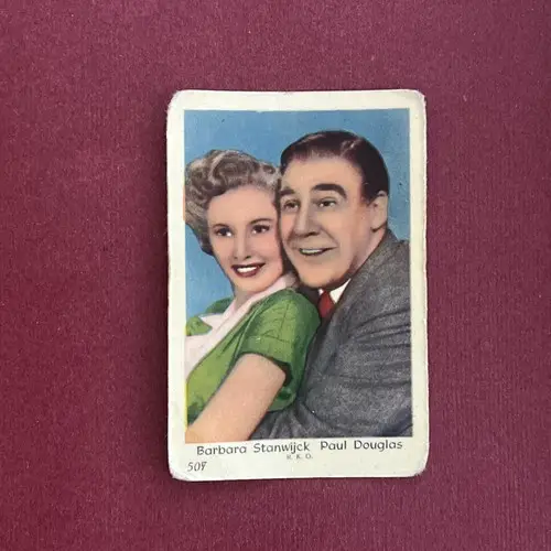 Barbara Stanwyck — 1955 Små nummer till vänster, äldre #507