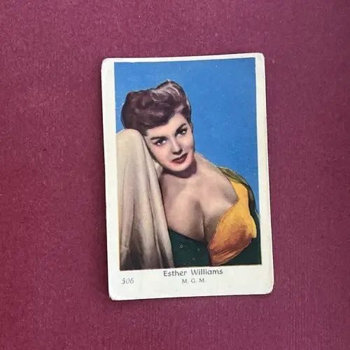 Esther Williams — 1955 Små nummer till vänster, äldre #506