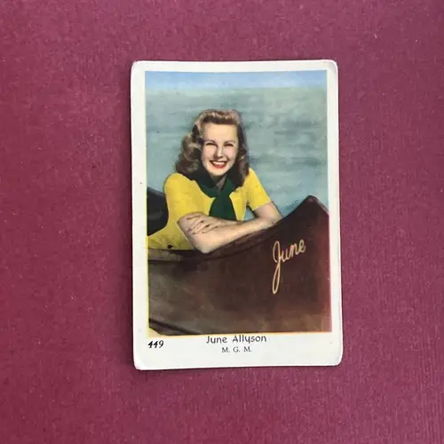 June Allyson — 1955 Små nummer till vänster, äldre #449