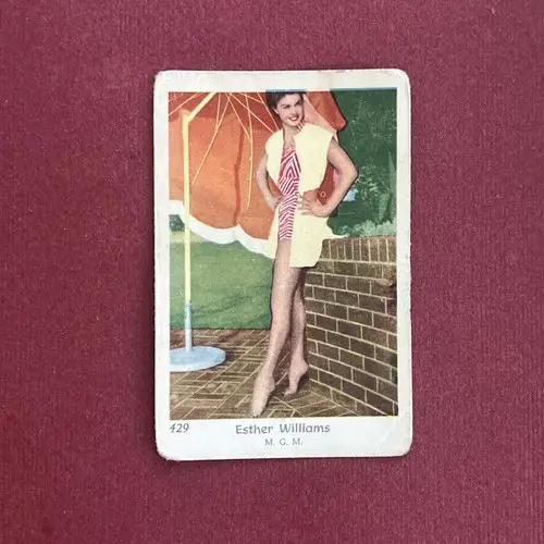 Esther Williams — 1955 Små nummer till vänster, äldre #429
