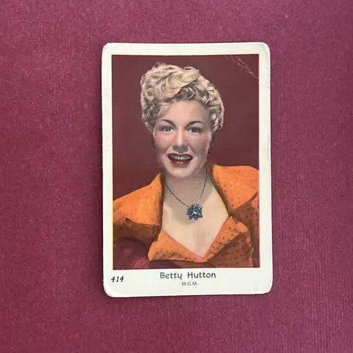 Betty Hutton — 1955 Små nummer till vänster, äldre #414