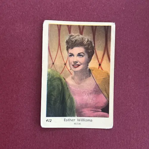 Esther Williams — 1955 Små nummer till vänster, äldre #412