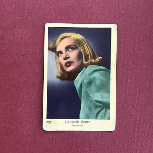 Lizabeth Scott — 1955 Små nummer till vänster, äldre #408