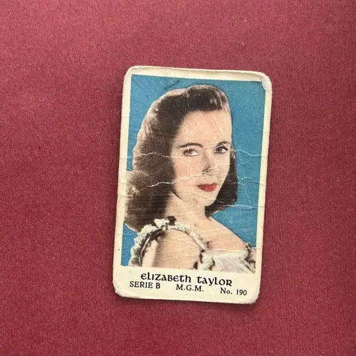 Elizabeth Taylor — 1952 Serie B – Colored #190