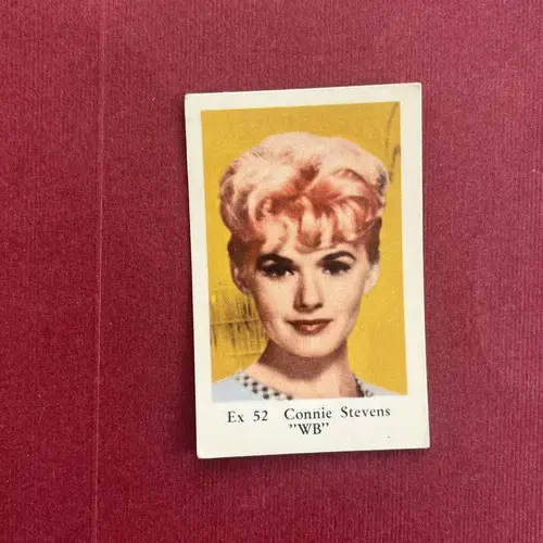 Connie Stevens — 1962 Ex #52