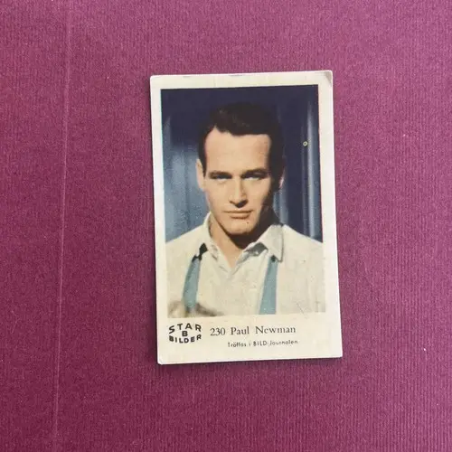 Paul Newman — 1962 Star Bilder B #230
