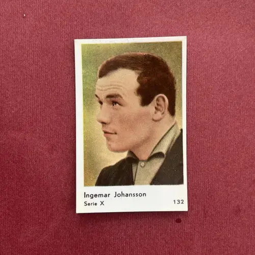 Ingemar Johansson — 1961 Serie X #132