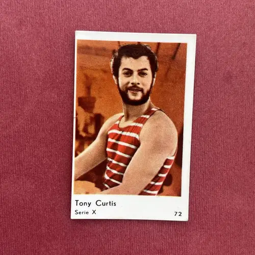 Tony Curtis — 1961 Serie X #72