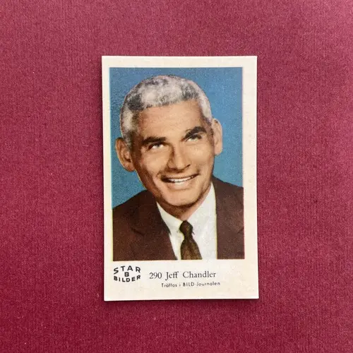 Jeff Chandler — 1962 Star Bilder B #290