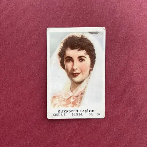 Elizabeth Taylor — 1952 Serie B – Colored #160