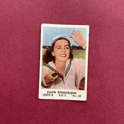 Faith Domergue — 1952 Serie B – Colored #164
