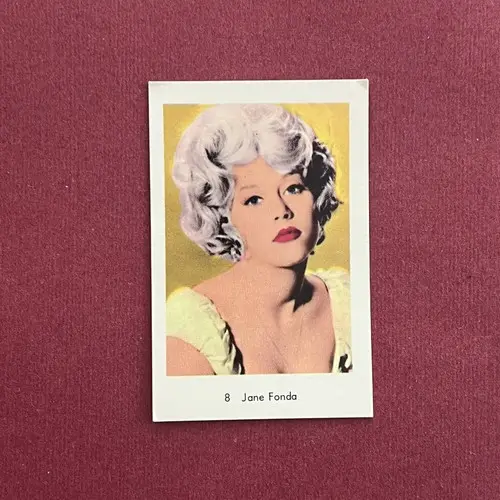 Jane Fonda — 1964 Mycket små nummer till vänster - mjukare papp #8