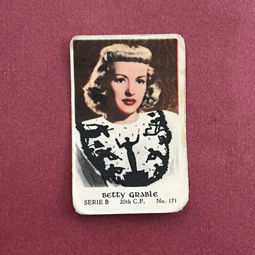 Betty Grable — 1952 Serie B – Colored #171