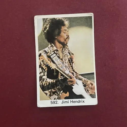 Jimi Hendrix — 1975 Popbilder med punkt III #592