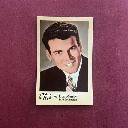 Don Murray — 1962 Star Bilder C #63