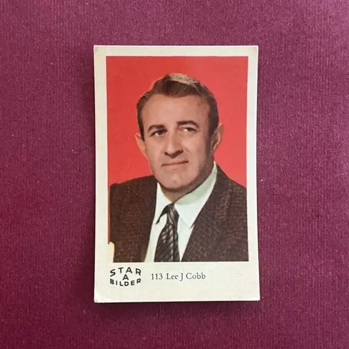 Lee J Cobb — 1962 Star Bilder A #113