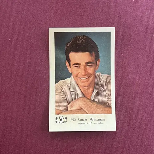 Stuart Whitman — 1962 Star Bilder B #252