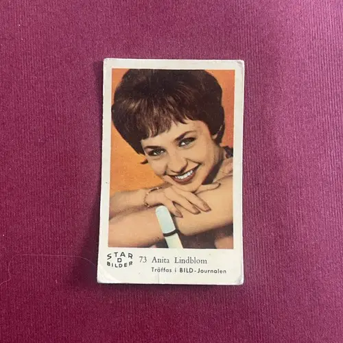 Anita Lindblom — 1963 Star Bilder D #73