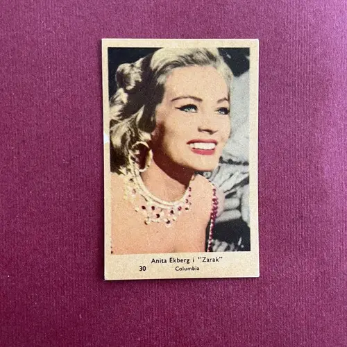 Anita Ekberg — 1958 Korta nummerserien #30
