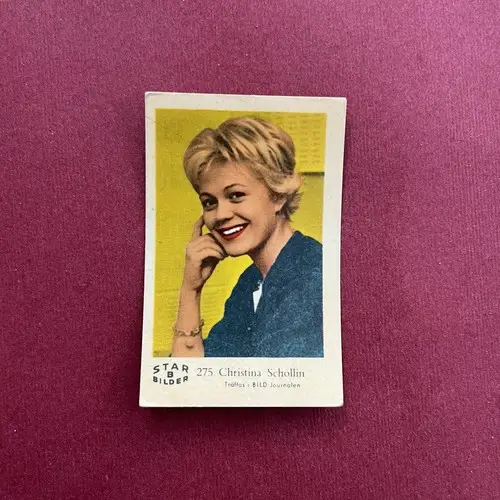 Christina Schollin — 1962 Star Bilder B #275