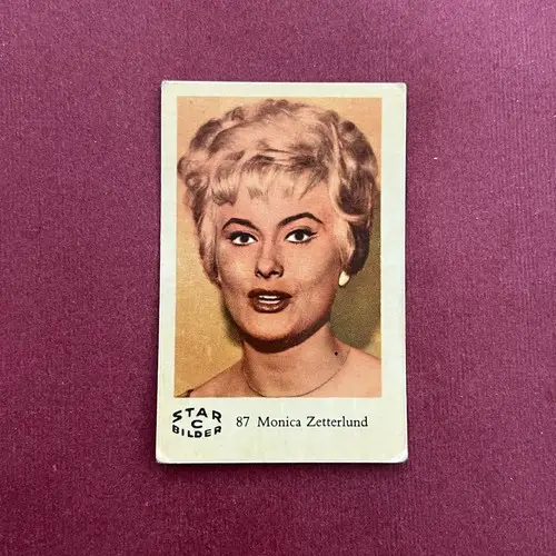 Monica Zetterlund — 1962 Star Bilder C #87