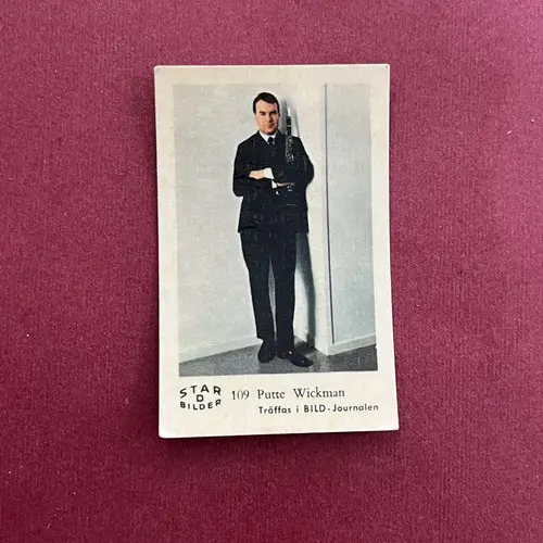 Putte Wickman — 1963 Star Bilder D #109