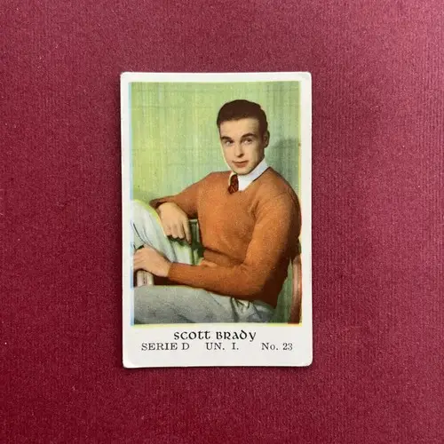 Scott Brady — 1953 Serie D #23