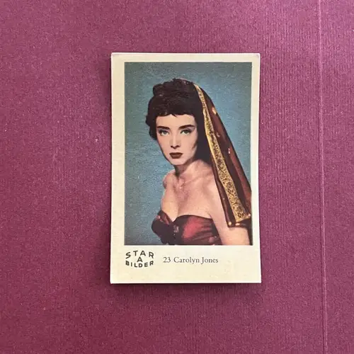 Carolyn Jones 1962 Dutch Gum Star Bilder A #23 Trading Card