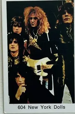 New York Dolls — 1974 Popbilder utan punkt 1 #604