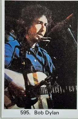 Bob Dylan — 1975 Popbilder Period After Number III #595