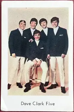 Dave Clark Five — 1965 TV-Film-Idoler – mjukare papp #25