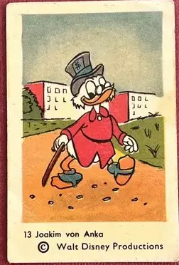 Scrooge McDuck — 1964 Små nummer till vänster, tjockare papp #13