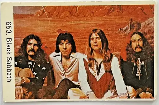 Black Sabbath — 1975 Popbilder med punkt III #653