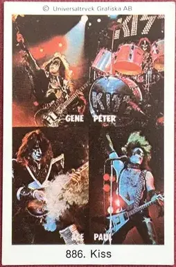 Kiss — 1978 Popbilder Period After Number IV #886