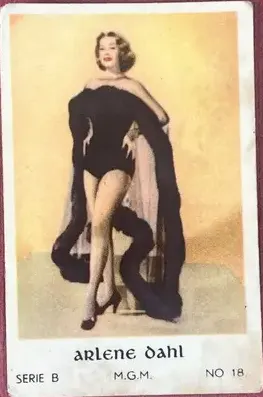 Arlene Dahl — 1952 Serie B – Colored #18
