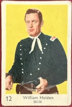William Holden — 1957 Large Number Studio Series #12