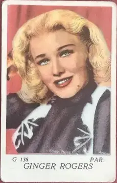 Ginger Rogers — 1956 Lilla G #138