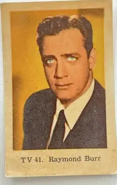 Raymond Burr — 1962 TV Set #41