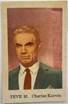 Charles Korvin — 1962 TEVE #91