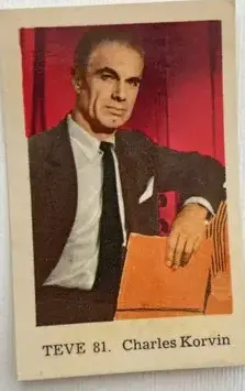 Charles Korvin — 1962 TEVE #81