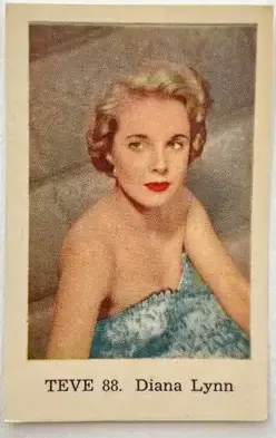 Diana Lynn — 1962 TEVE Set #88