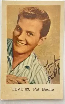 Pat Boone — 1962 TEVE Set #83